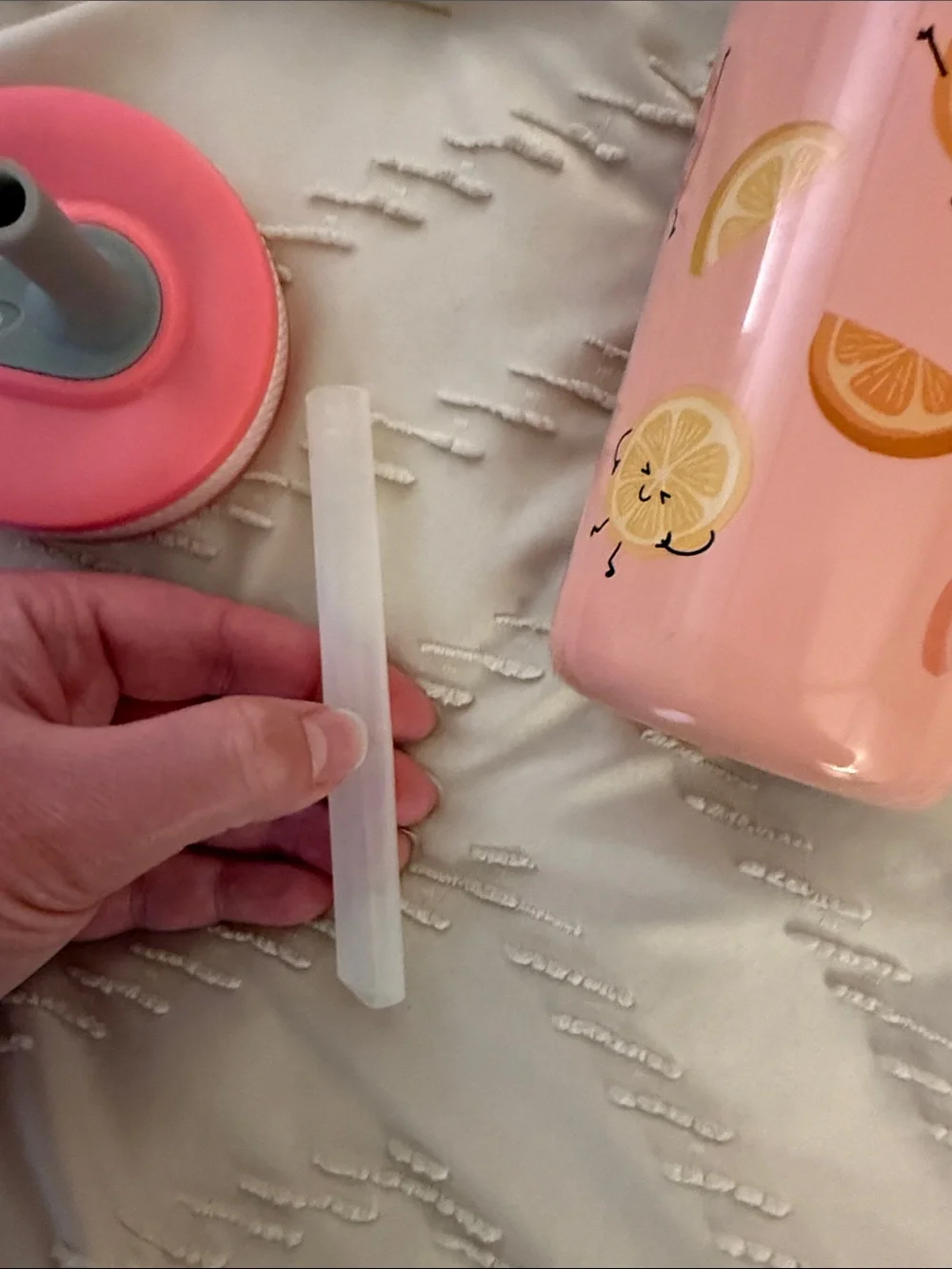 zak! Pink Citrus Insulated Kids Cup with Straw